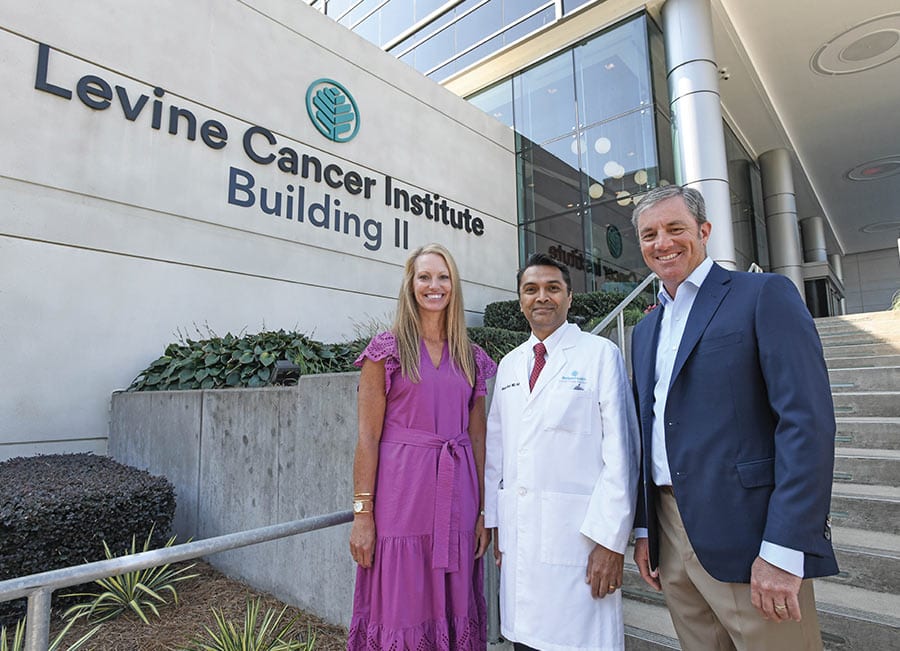 Blaire and Jonathan Bancroft with Dr. Nilanjan Ghosh