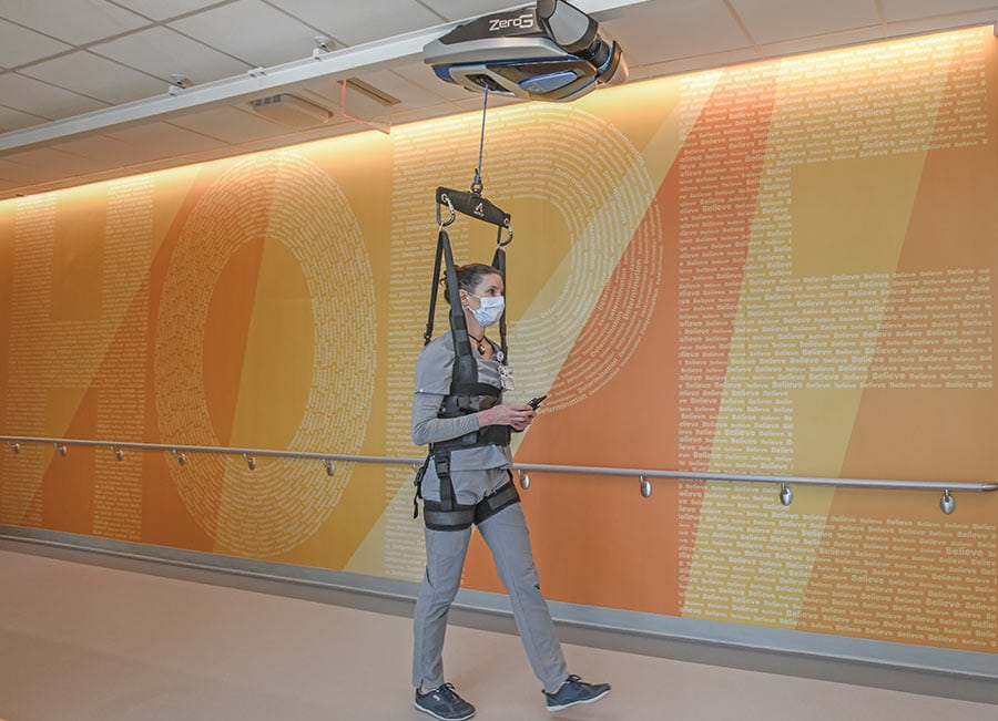 advanced robotic body-weight support system